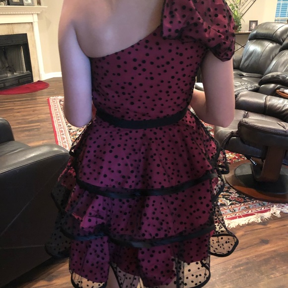 Red and Black Polka Dot dress - Picture 1 of 4